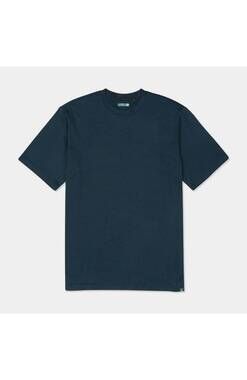 NEW GENTEAL men's heathered short sleeve t-shirt in navy